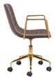 Zuo® Eric Brown Office Chair-2