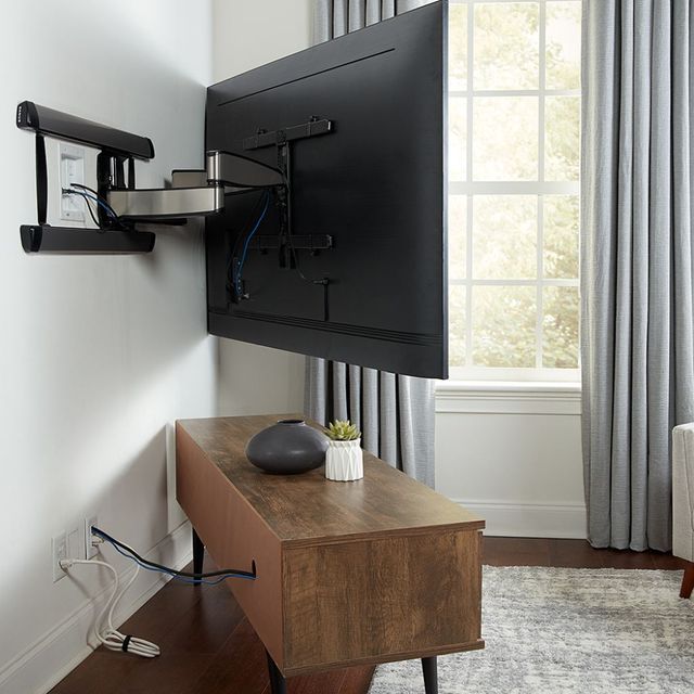 Sanus® White In-Wall TV Power and Cable Management Kit-3