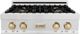 ZLINE Autograph Edition 30" Satin Stainless Steel Gas Rangetop-2