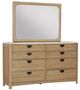 Parker House® Escape Glazed Natural Oak 8-Drawer Dresser-4