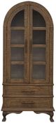 International Furniture Direct Arlette Coffee Ochre Door Cabinet-3