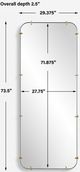 Uttermost® Pali Black Full Length Mirror-2