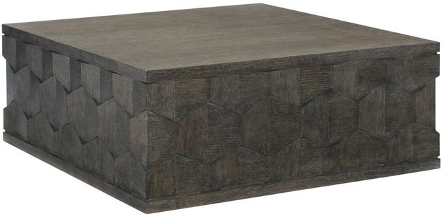 Bernhardt Linea Cerused Charcoal Square Cocktail Table-0
