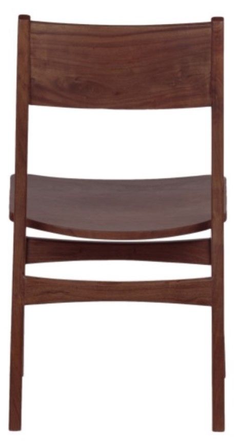Porter International Designs Portola Walnut Dining Side Chair-3