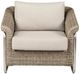 Flexsteel® Outdoor Vista Ivory/Warm Gray Accent Chair-1