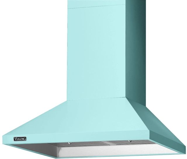 Viking® 3 Series 30" Bywater Blue Chimney Wall Hood-0