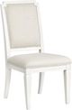 Magnussen Home® Willowbrook Egg Shell White/Natural Dining Side Chair with Upholstered Seat and Back-0