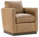 Rowe® Customizable Alba Leather Swivel Chair-0