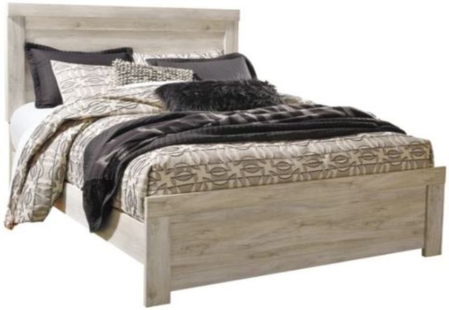 Signature Design by Ashley® Bellaby 2-Piece Whitewash Queen Crossbuck Panel Bed Set-1