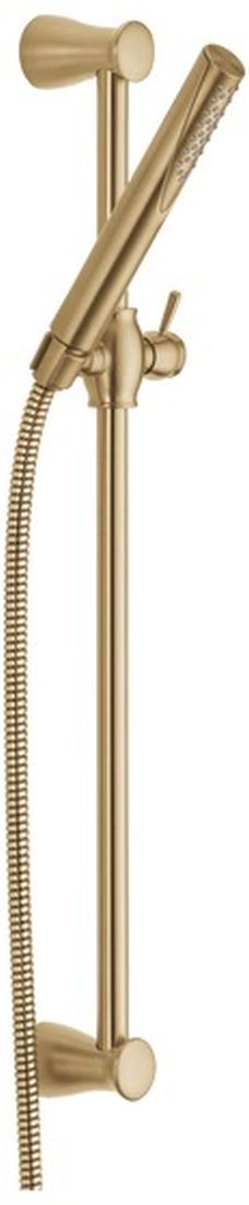 Delta Compel® Champagne Bronze Premium Single-Setting Slide Bar Hand Shower-0