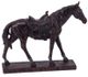 A & B Home Resin Rustic Horse with Saddle on Base-0