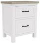 Riverside Furniture Cora Cloud/Fog 2-Drawer Nightstand-0