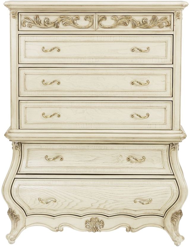 Michael Amini® Platine De Royale Champagne 6-Drawer Chest-1