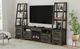 Elements International Park Ridge 4-Piece Charcoal Entertainment Unit with 71'' TV Console-1