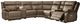 Signature Design by Ashley® Max-Media 7-Piece Biscotti Power Reclining L-Shape Sectional with Audio Console-0