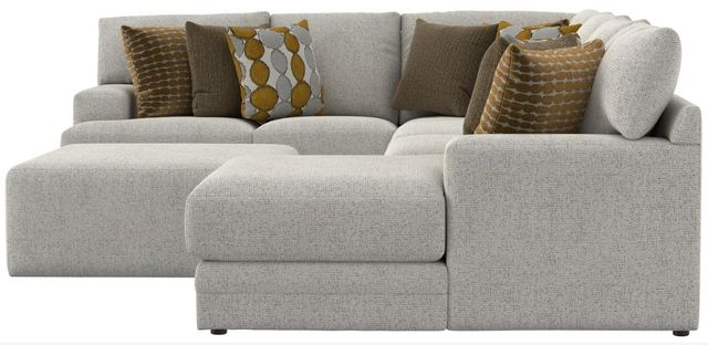 Jackson Furniture Tori 4-Piece Birch Sectional with Ottoman-4