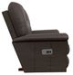La-Z-Boy® Jasper Umber Leather Power Rocking Recliner with Headrest-3