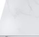 Intercon Alexa White Aluminum/Stone Outdoor Dining Table-3