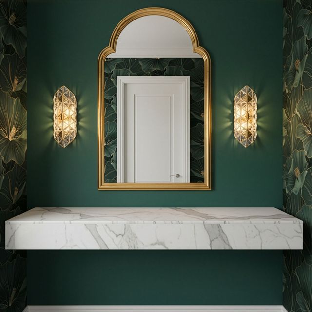 Michael Amini® Regalia Gold 4-Light Wall Sconce-1