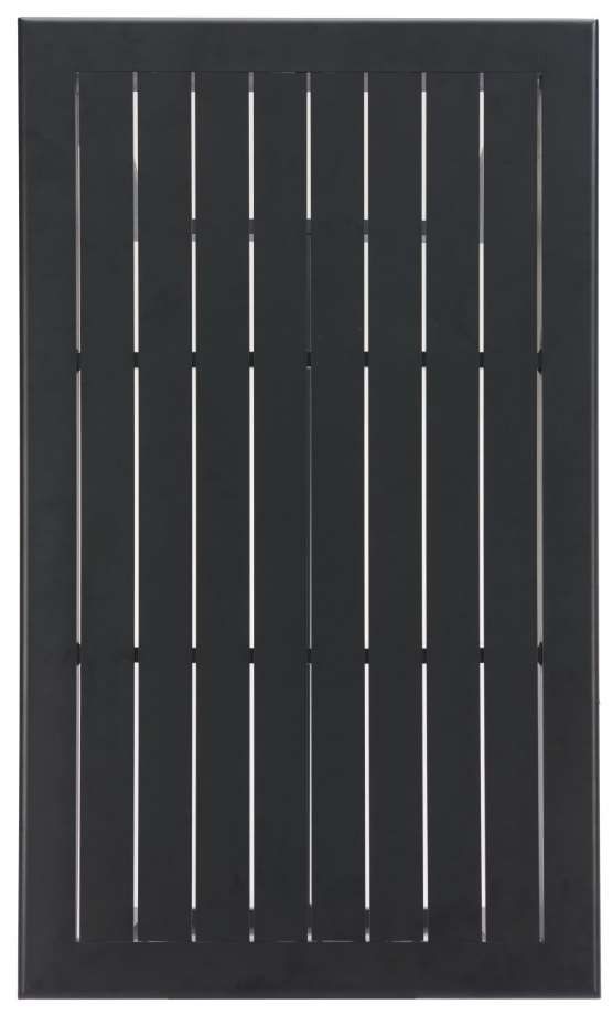 Zuo® Modern Midnight Black Aluminum Outdoor Wave Bar Table-3