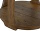 International Furniture Direct Balam Stained Brown Round Chairside Table-4
