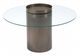 Zuo® Emi Glass Top Coffee Table with Antique Gold Base-1