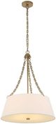 Uttermost® Andalucia Matte Brushed Gold/White 4-Light Pendant-5