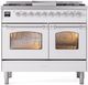 Ilve® Nostalgie II Series 40" White Pro Style Dual Fuel Range-0