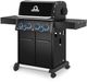 Broil King® Baron™ 490 57" Black 4-Buner Freestanding Natural Gas Grill-2