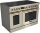 Fulgor Milano® Evoque 400 Series 48” Custom Pro Style Induction Range with Brushed Brass Trim-0
