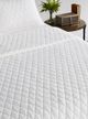 Classic Home Vintage Lana 4-Piece White King Quilt Set-2