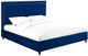TOV Furniture Reed Navy Velvet King Bed-2
