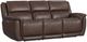 Flexsteel® Beau Dark Sable Brown Power Reclining Sofa with Power Headrests-0