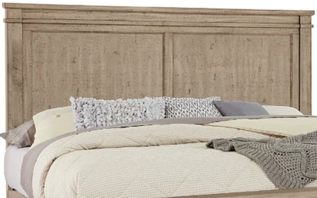 Artisan & Post by Vaughan-Bassett Cool Rustic Clear Maple Queen Mansion Panel Bed-2