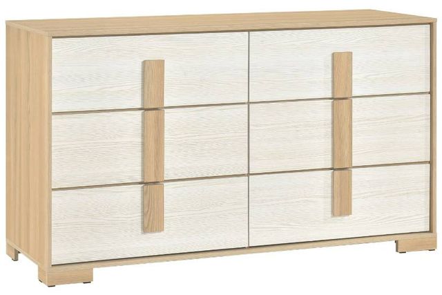 Homelegance® Sterling Natural/White Dresser-0