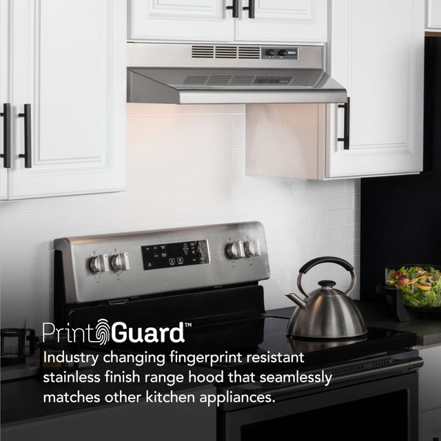 Broan® 30" Fingerprint Resistant Stainless Steel Under Cabinet Range Hood -4