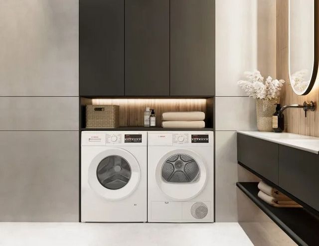 Bosch 300 Series 24" White Front Load Compact Washer -8