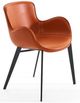 VIG Furniture Modrest Tayla Black/Orange Dining Chair-2