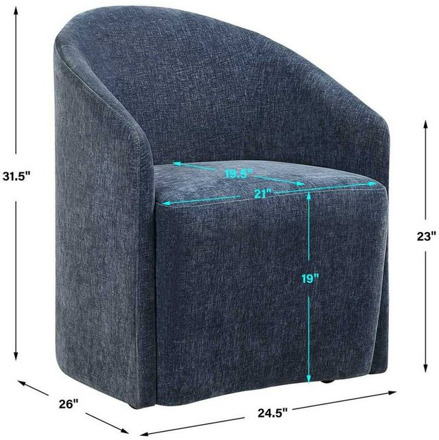 Uttermost® Harbor Blue Dining Chair-2