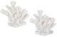 Uttermost® Charbel 2-Piece White Bookend Set-2