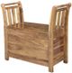 A & B Home Brown Entryway Bench-0