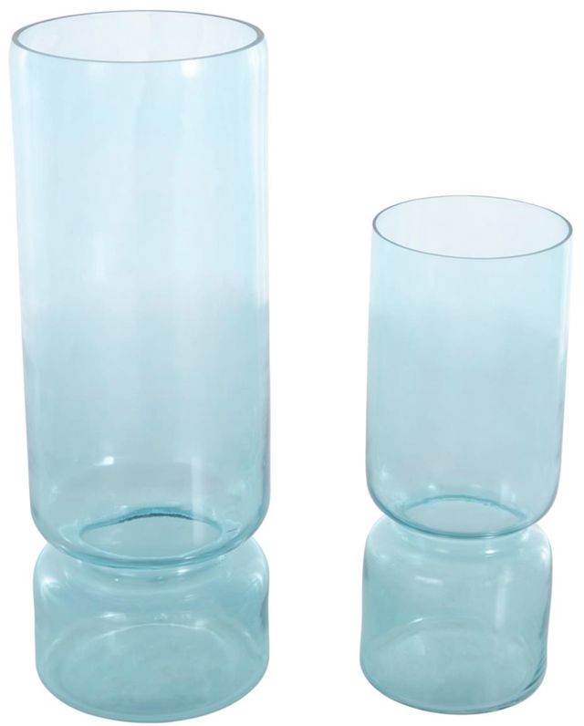 Deco Marche 2-Piece Blue Vase Set-2