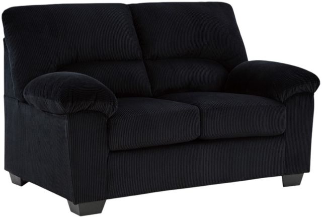 Signature Design by Ashley® SimpleJoy Onyx Loveseat-0