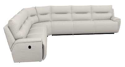 La-Z-Boy® Palmer Chalk Reclining Sectional with Custom Layout Options-1