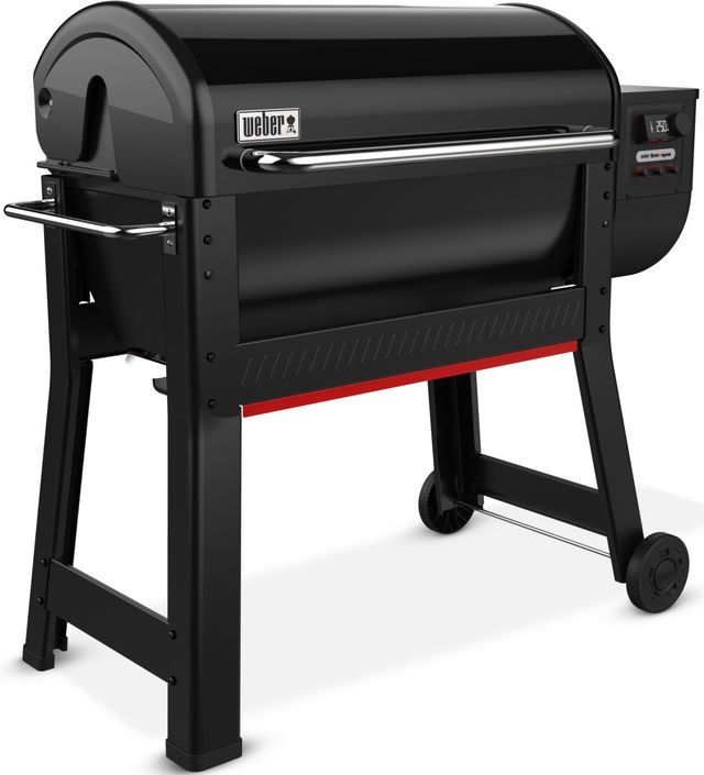 Weber® Smoque™ XL 51" Black Wood Pellet Smoker-2