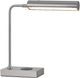 Cal® Lighting & Accessories Delray Brushed Steel Desk Lamp-1