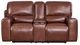 Leather Italia™ Georgetowne Broadway Brown Power Reclining Loveseat -1