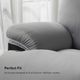 BEDGEAR® Zecliner™ Light Gray Sleep Sheet Set-4