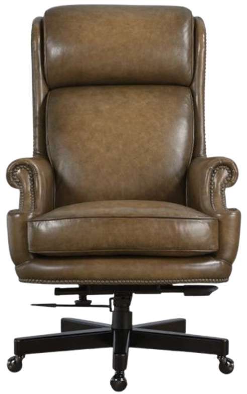 Hooker® Furniture EC Tucker Espresso Brown Executive Swivel Tilt Office Chair-2