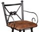 Horizon Home® Colby Black/Brown Swivel Bar Stool-1